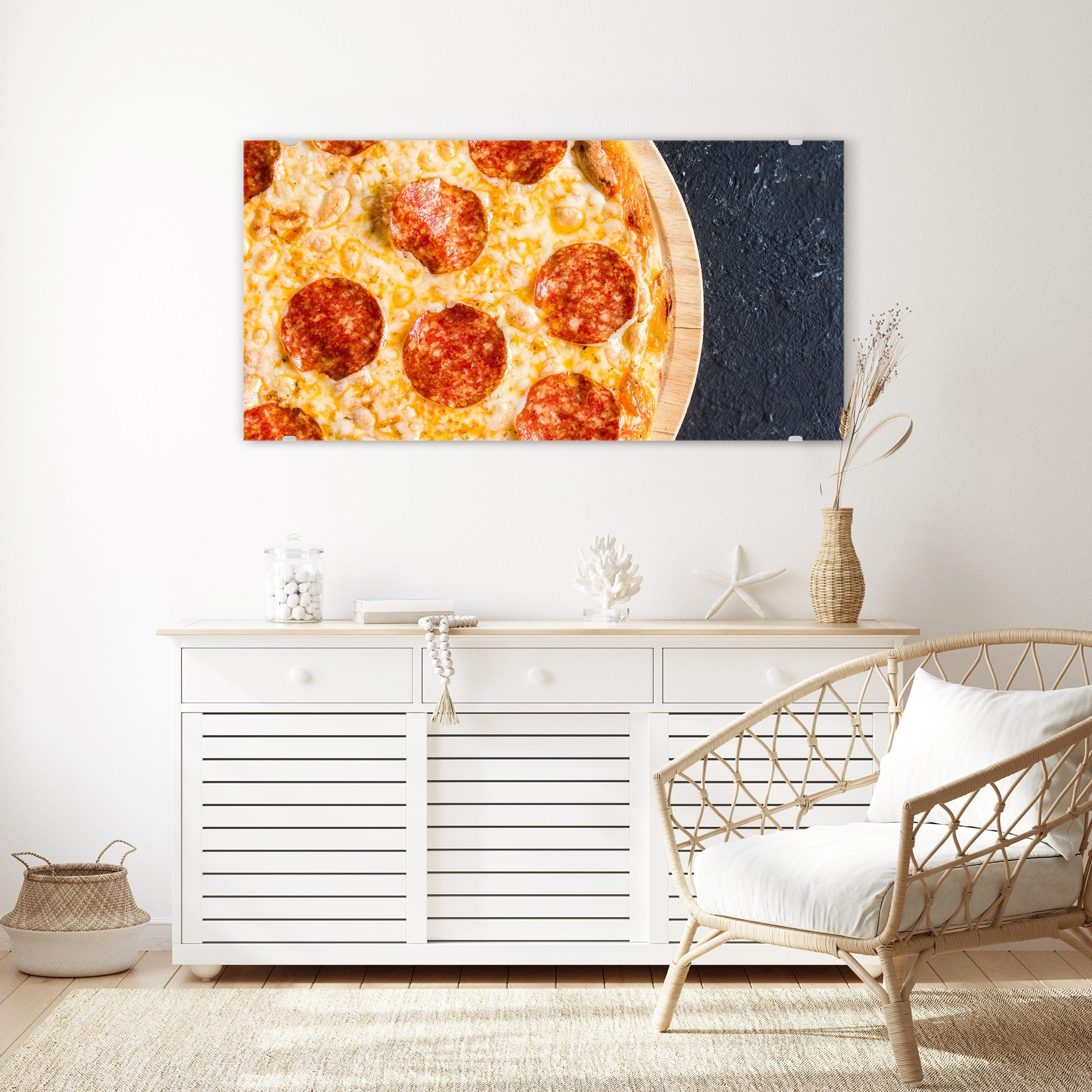 Wandbild - Frische Pizza