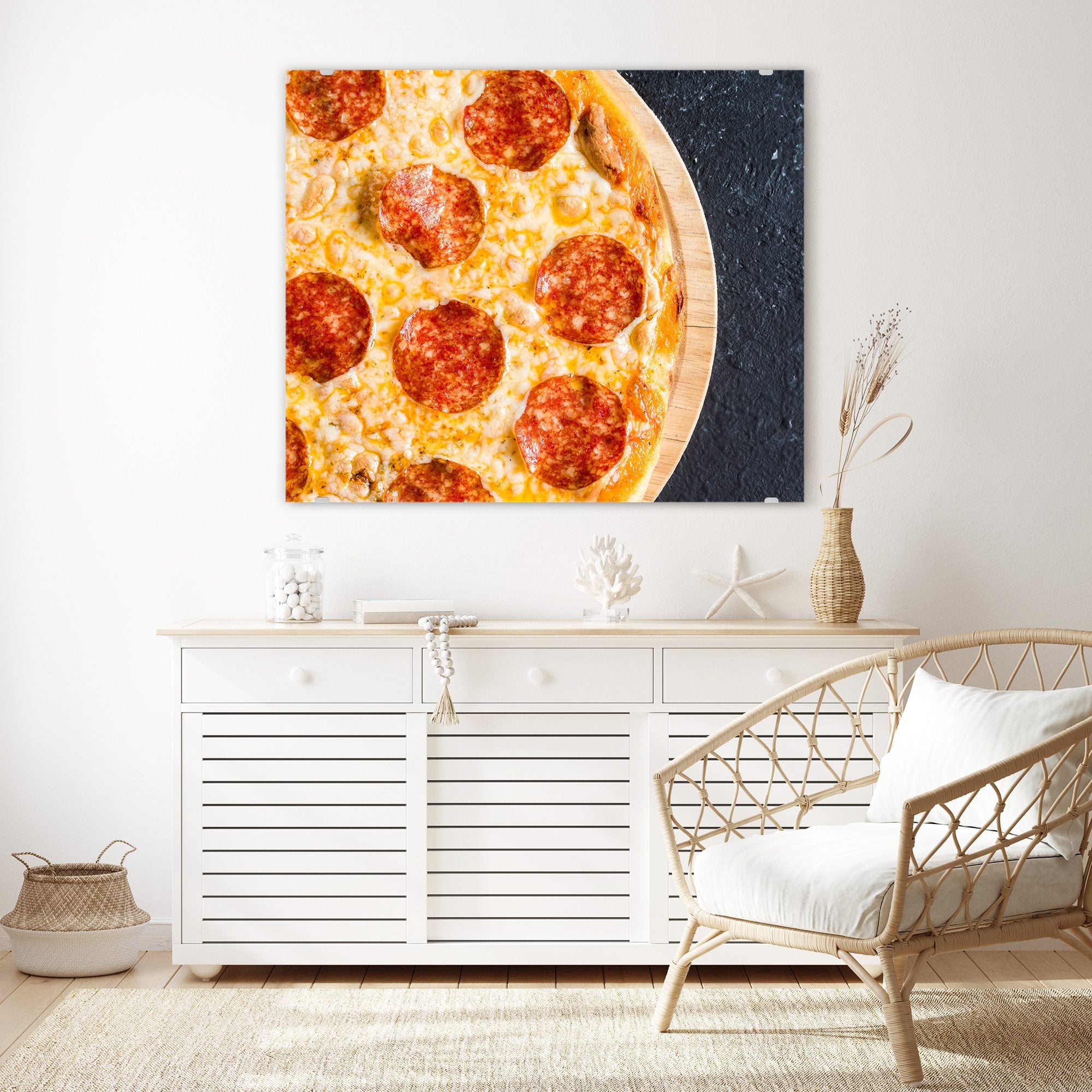 Wandbild - Frische Pizza