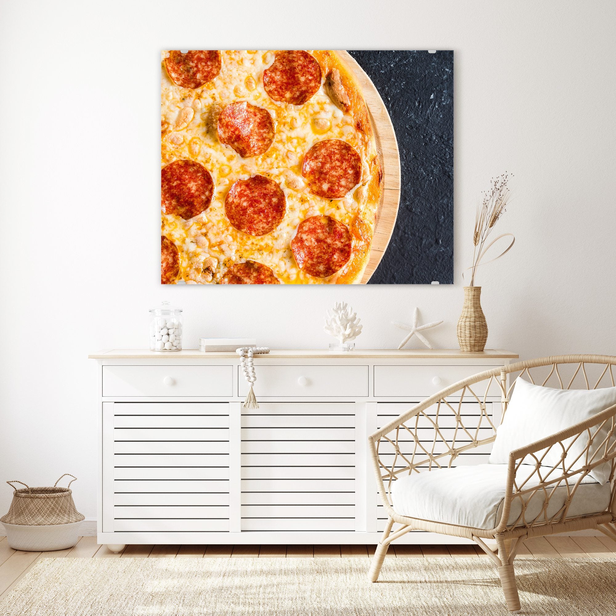 Wandbild - Frische Pizza