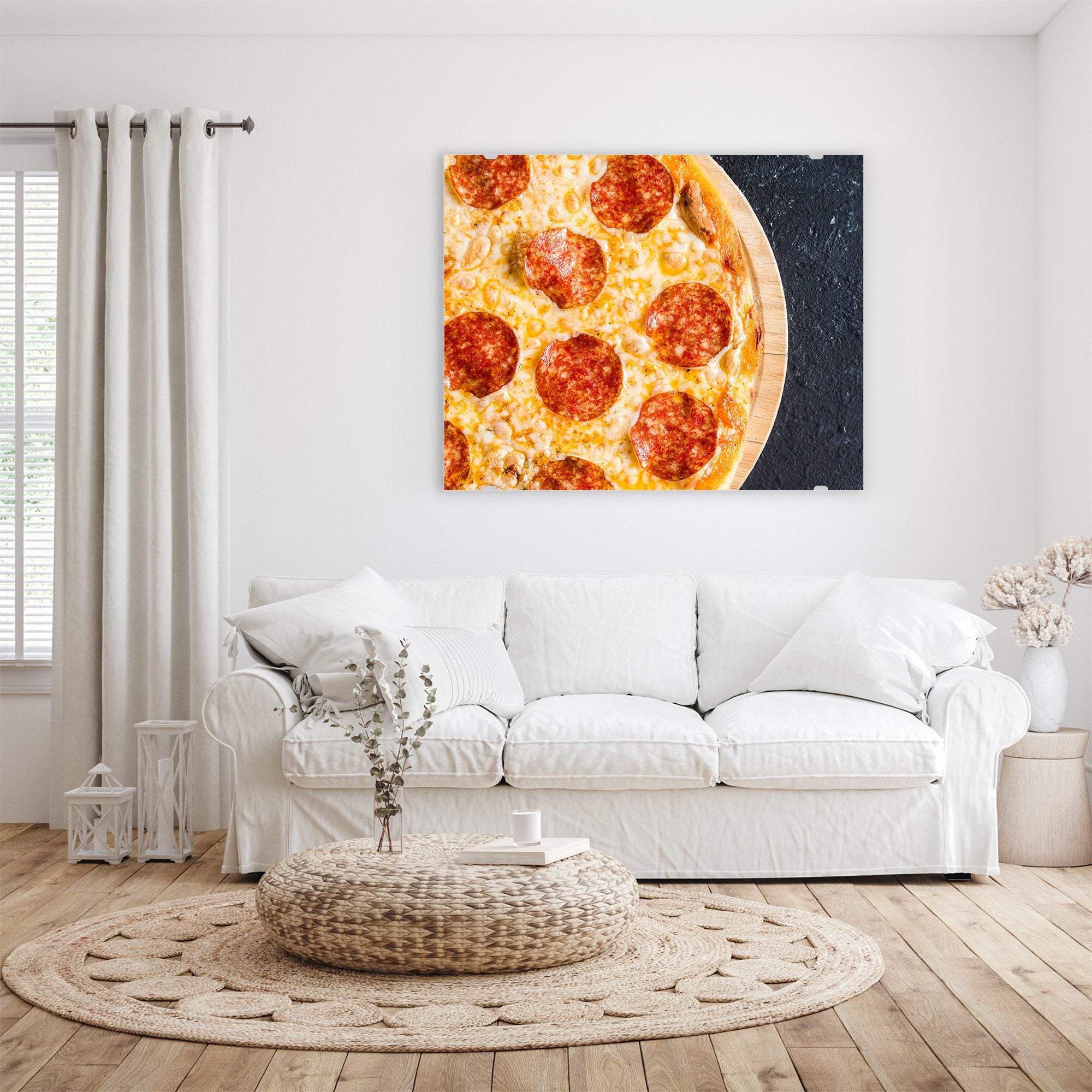 Wandbild - Frische Pizza