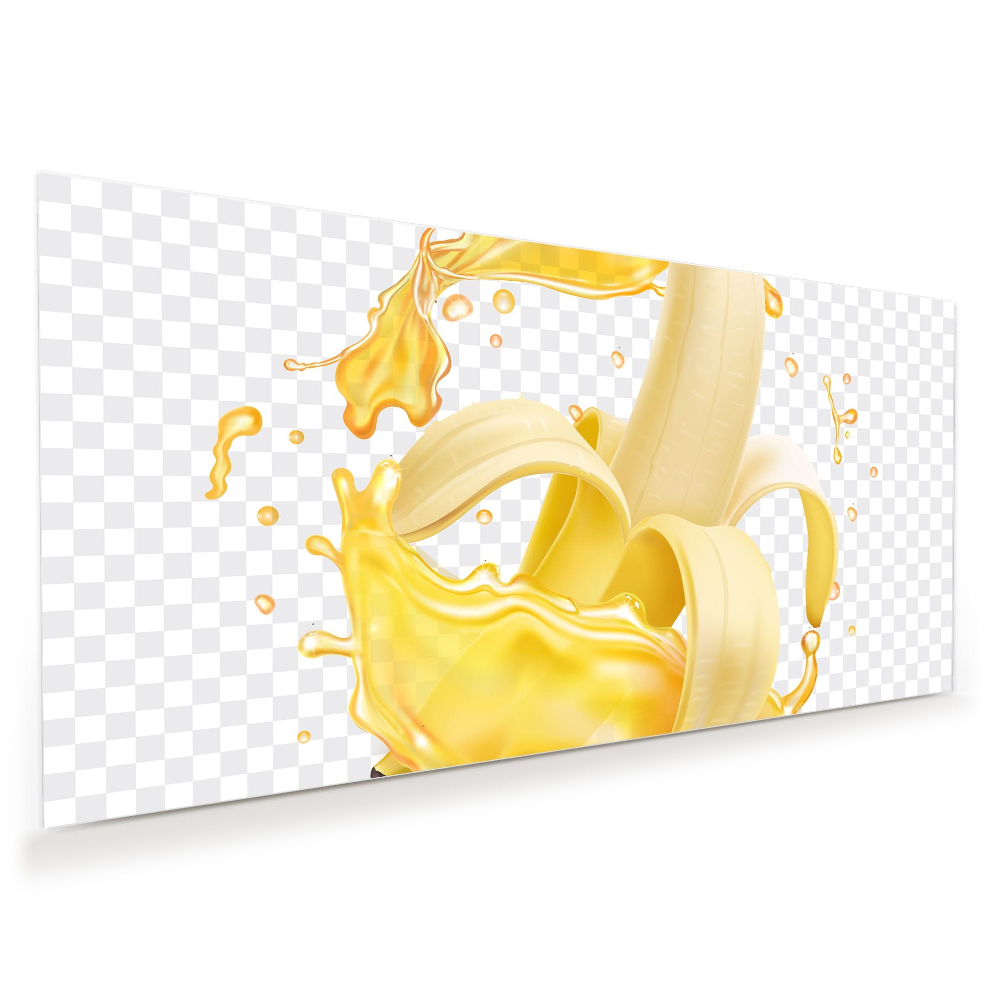 Wandbild - Bananensplash