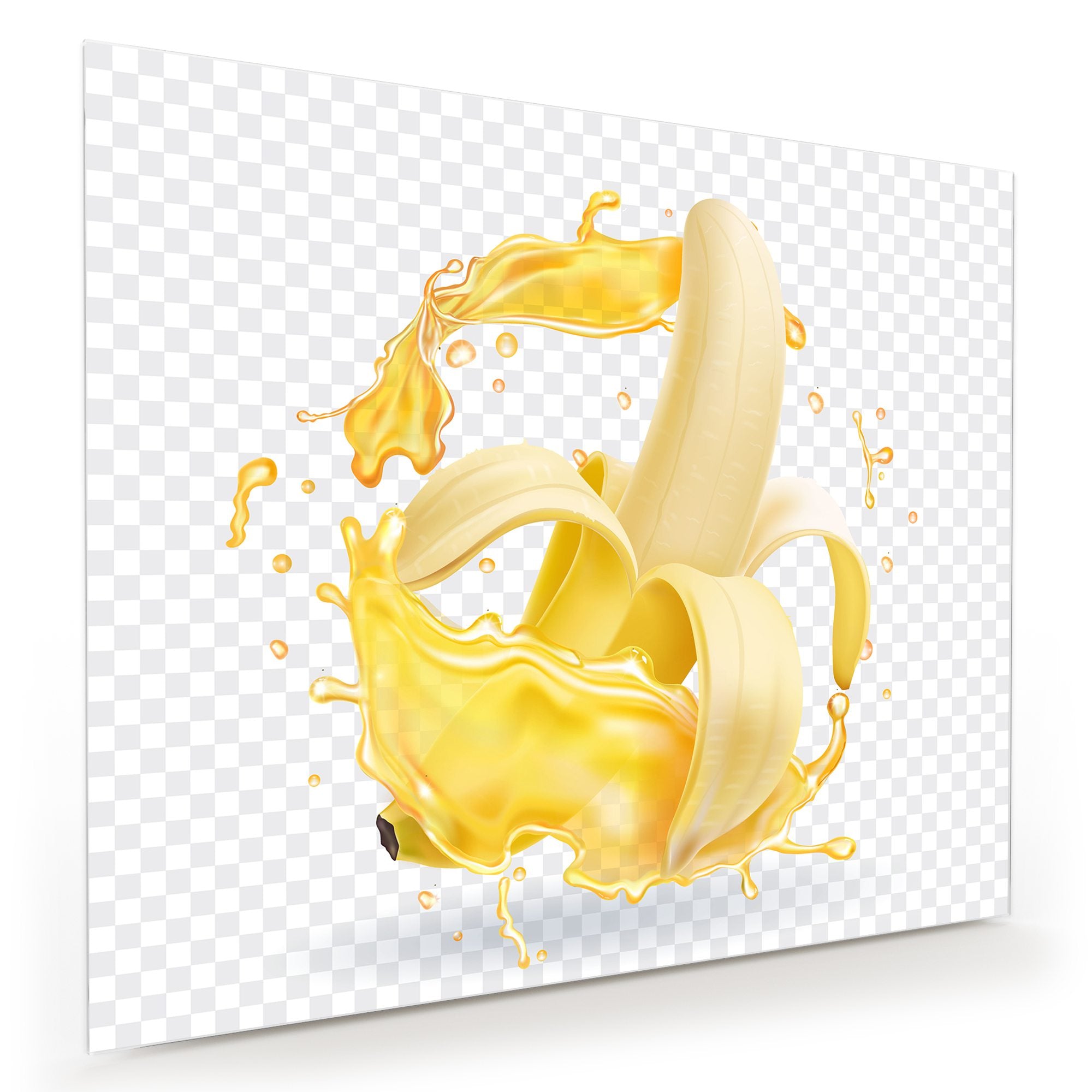 Wandbild - Bananensplash