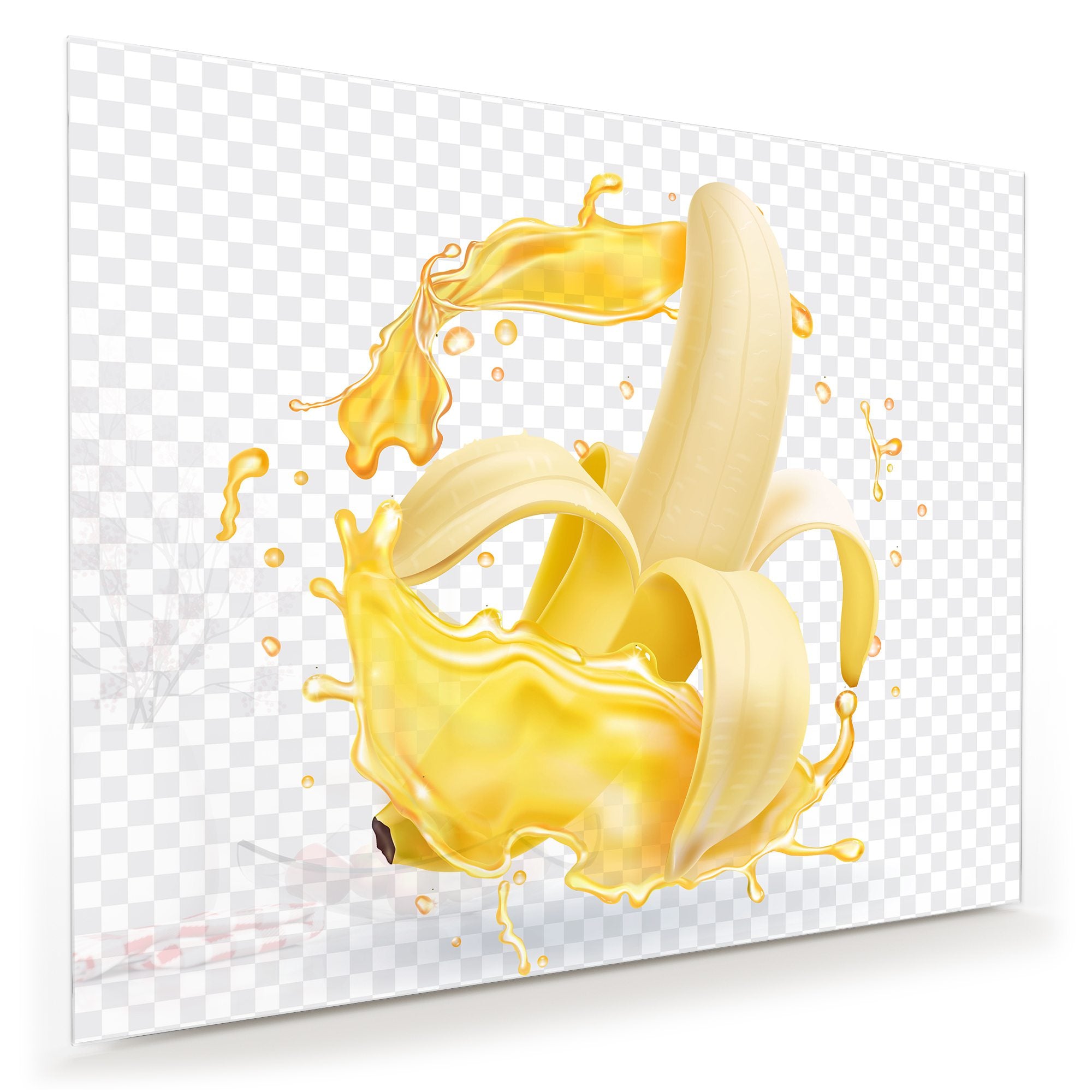 Wandbild - Bananensplash