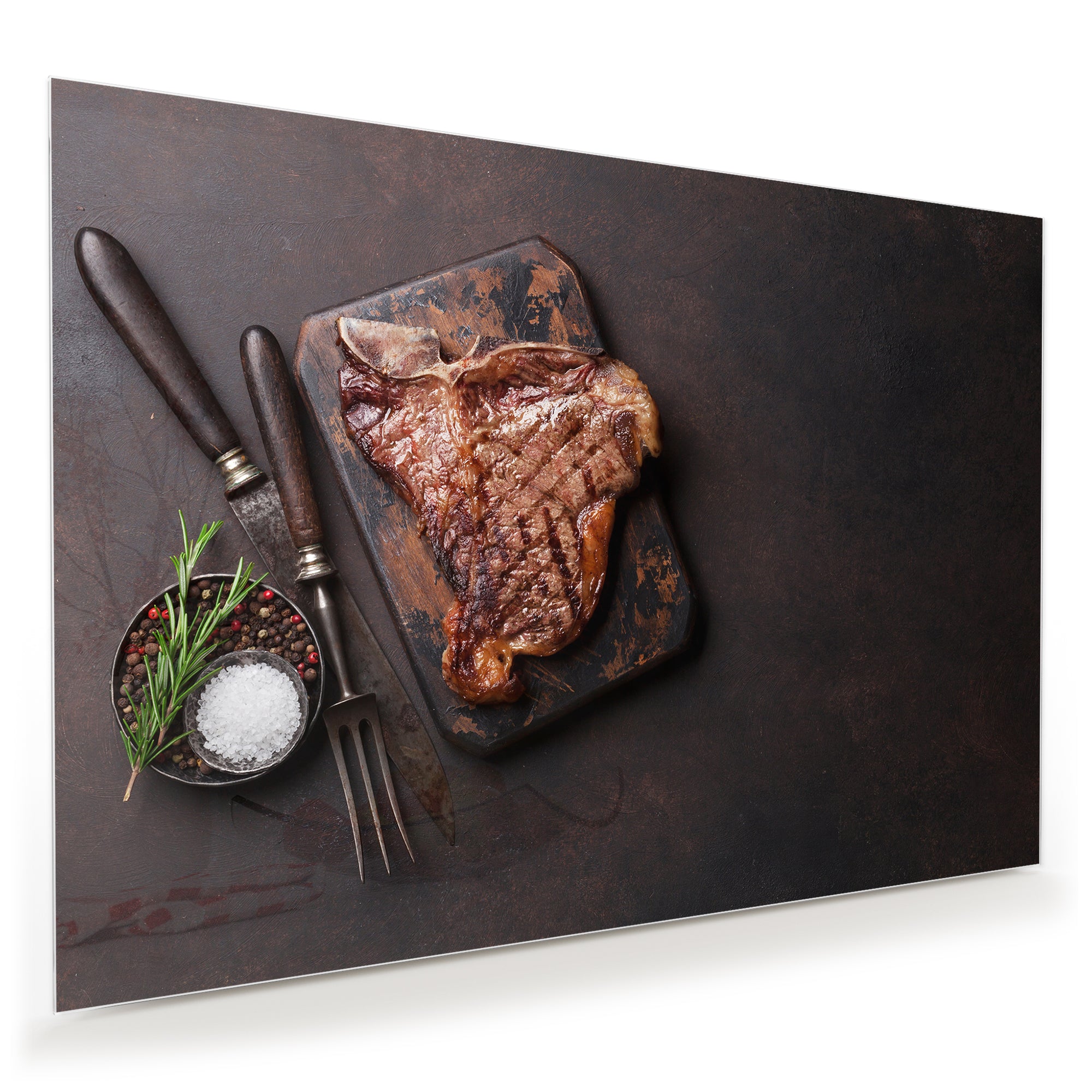 Wandbild - Gegrilltes T-Bone Steak