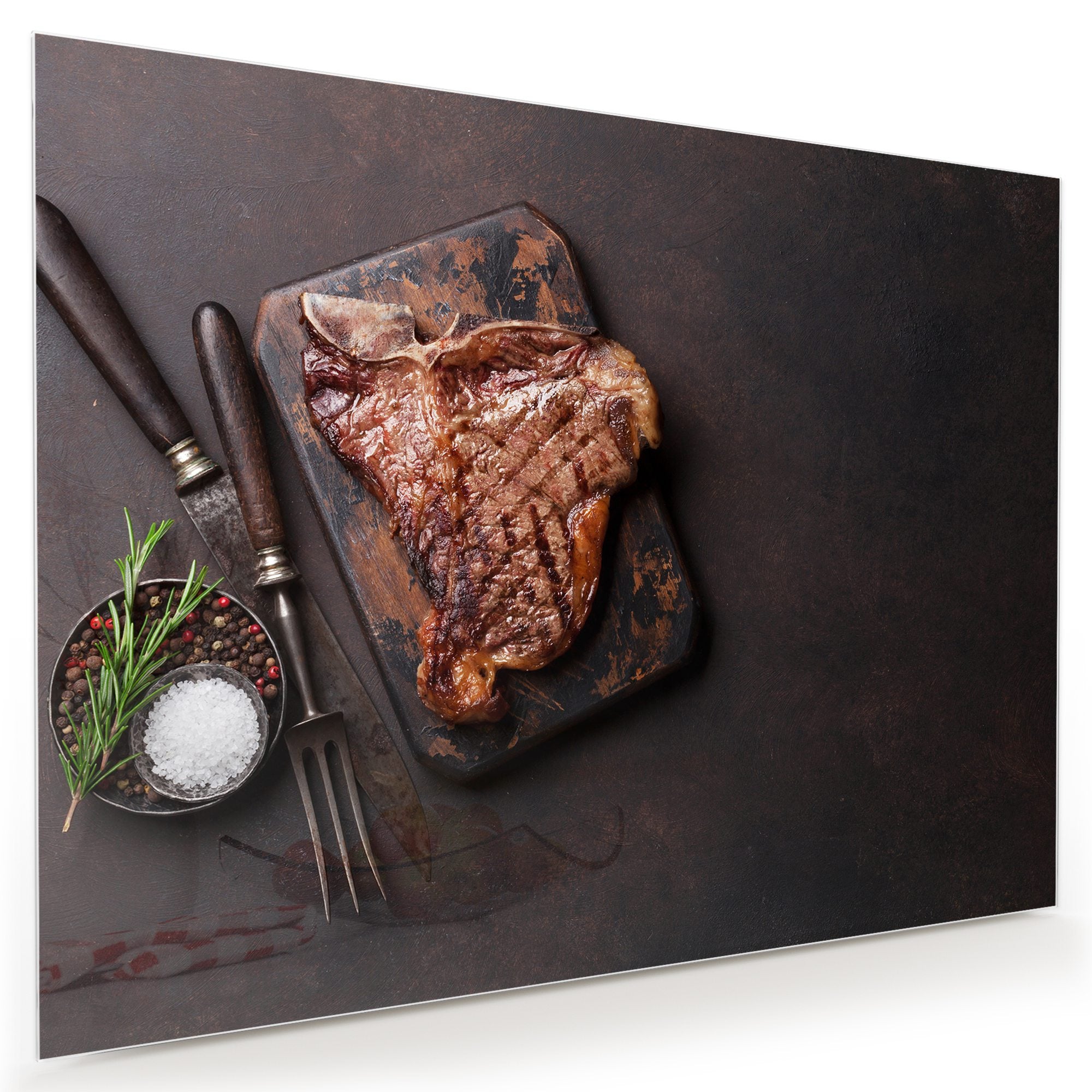 Wandbild - Gegrilltes T-Bone Steak