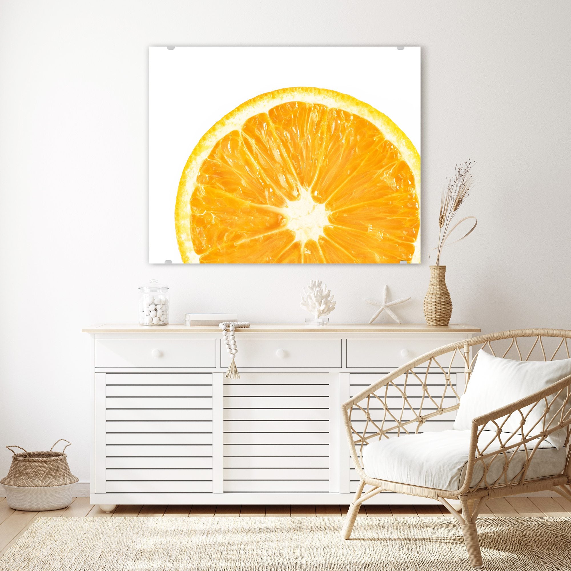 Wandbild - Orangenscheibe