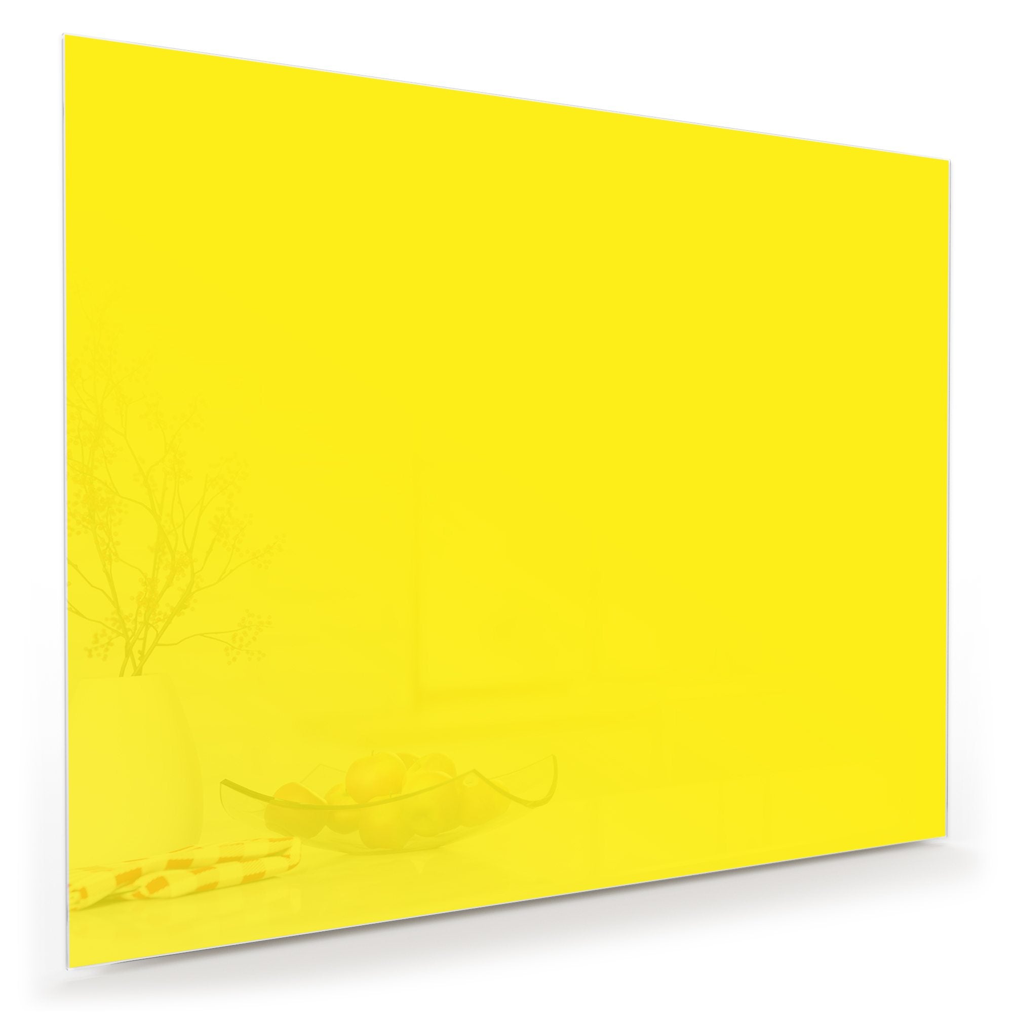 Wandbild - Gelber Hintergrund I