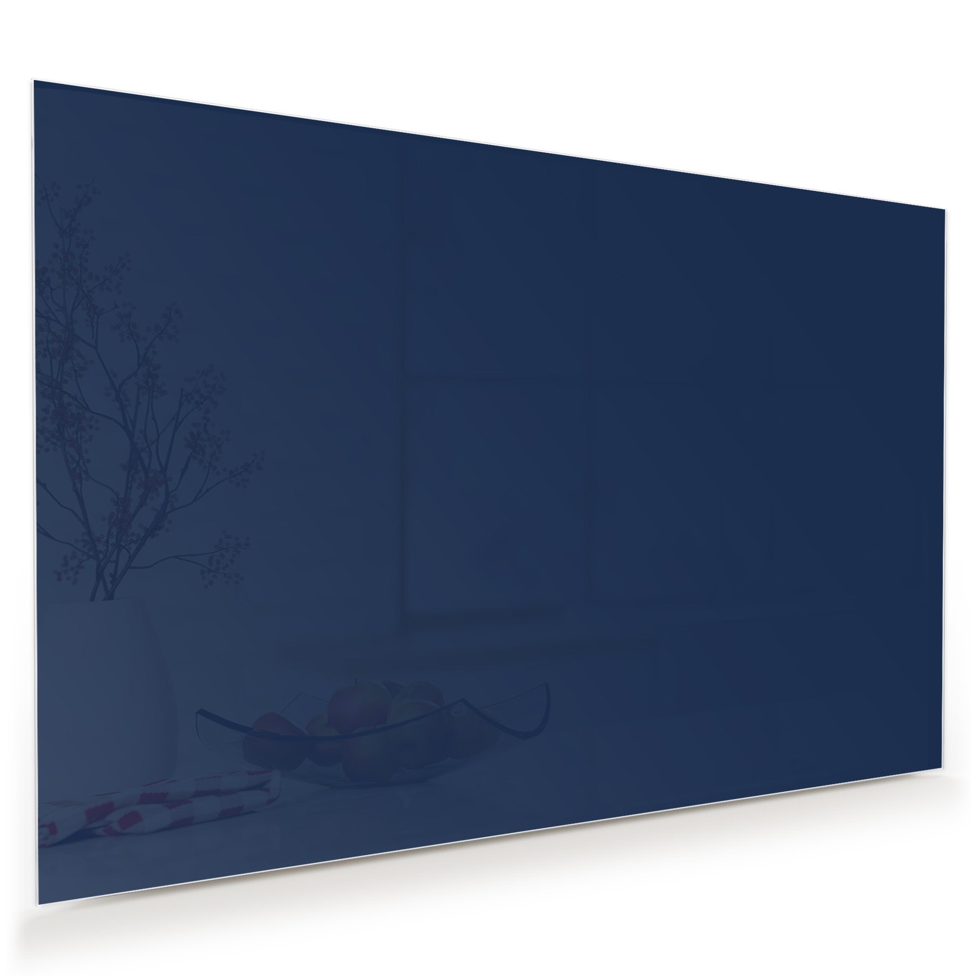 Wandbild - Marineblauer Hintergrund I