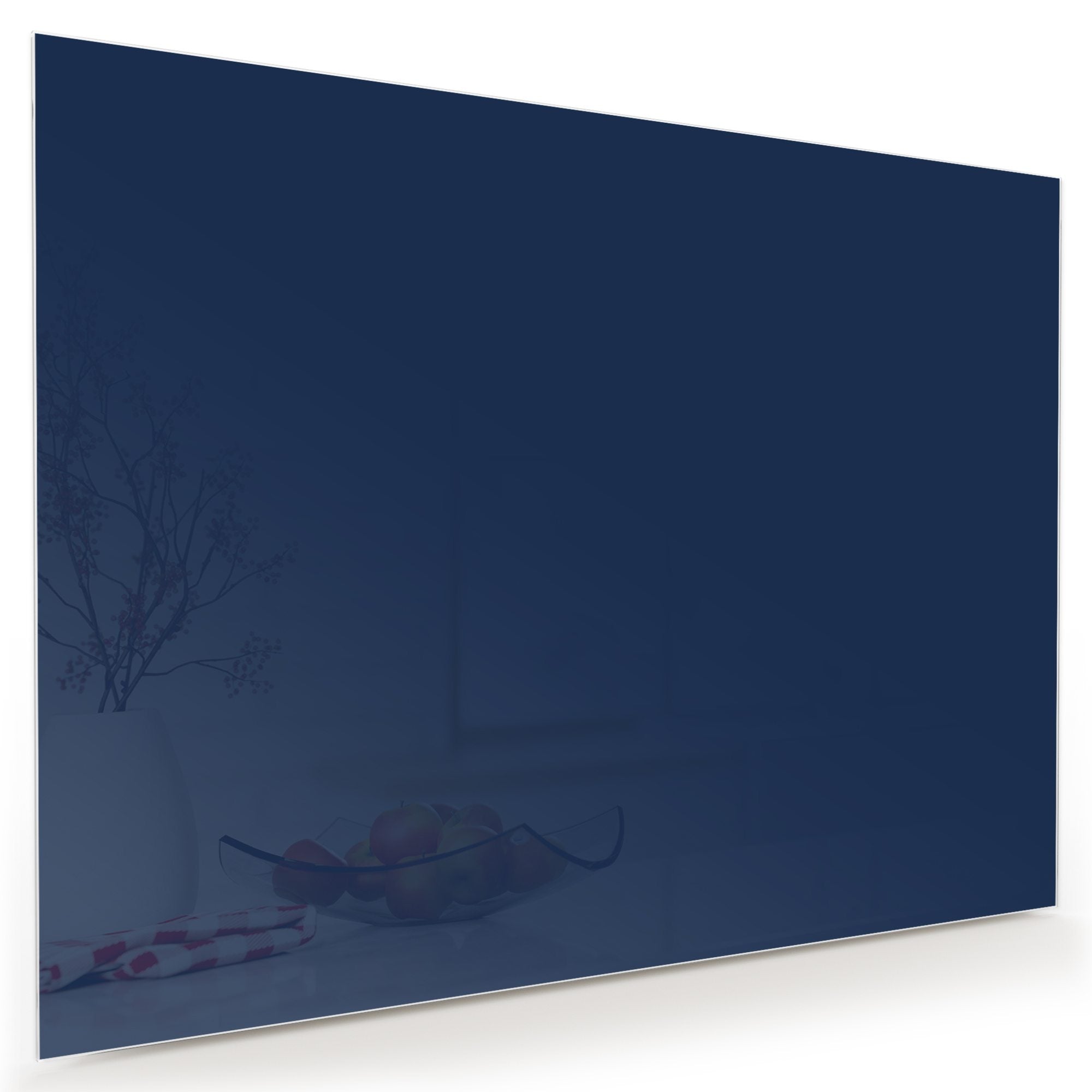 Wandbild - Marineblauer Hintergrund I