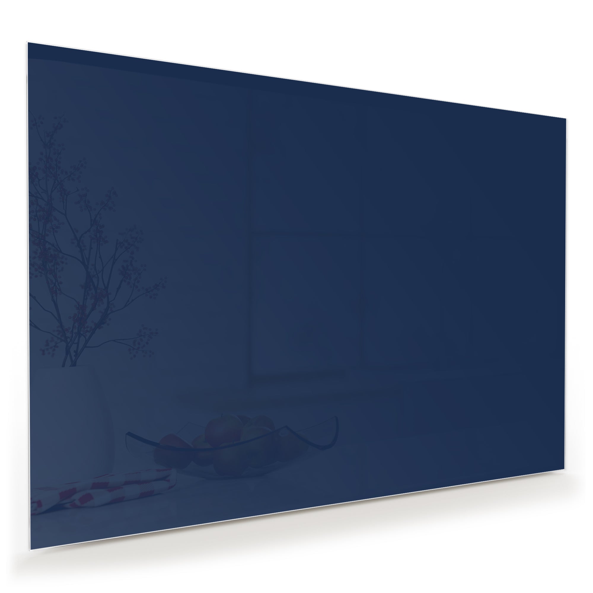 Wandbild - Marineblauer Hintergrund I