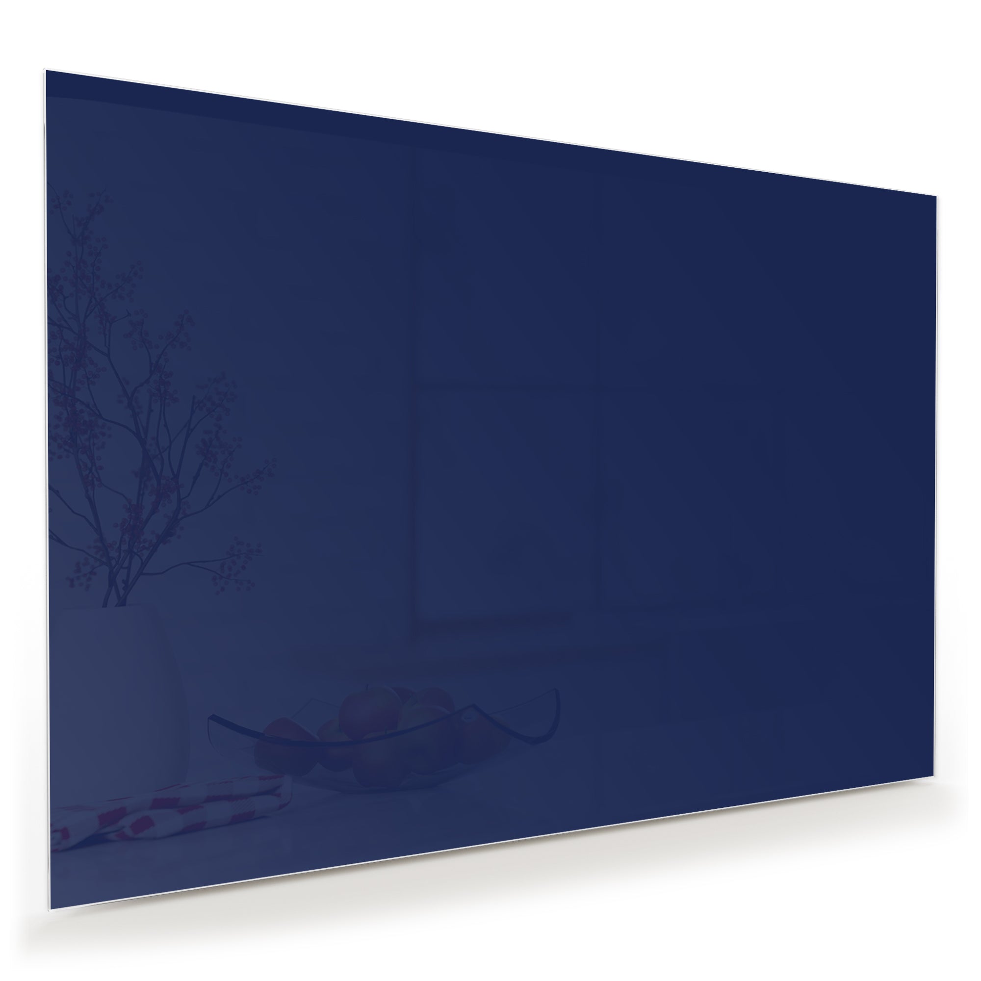 Wandbild - Marineblauer Hintergrund II