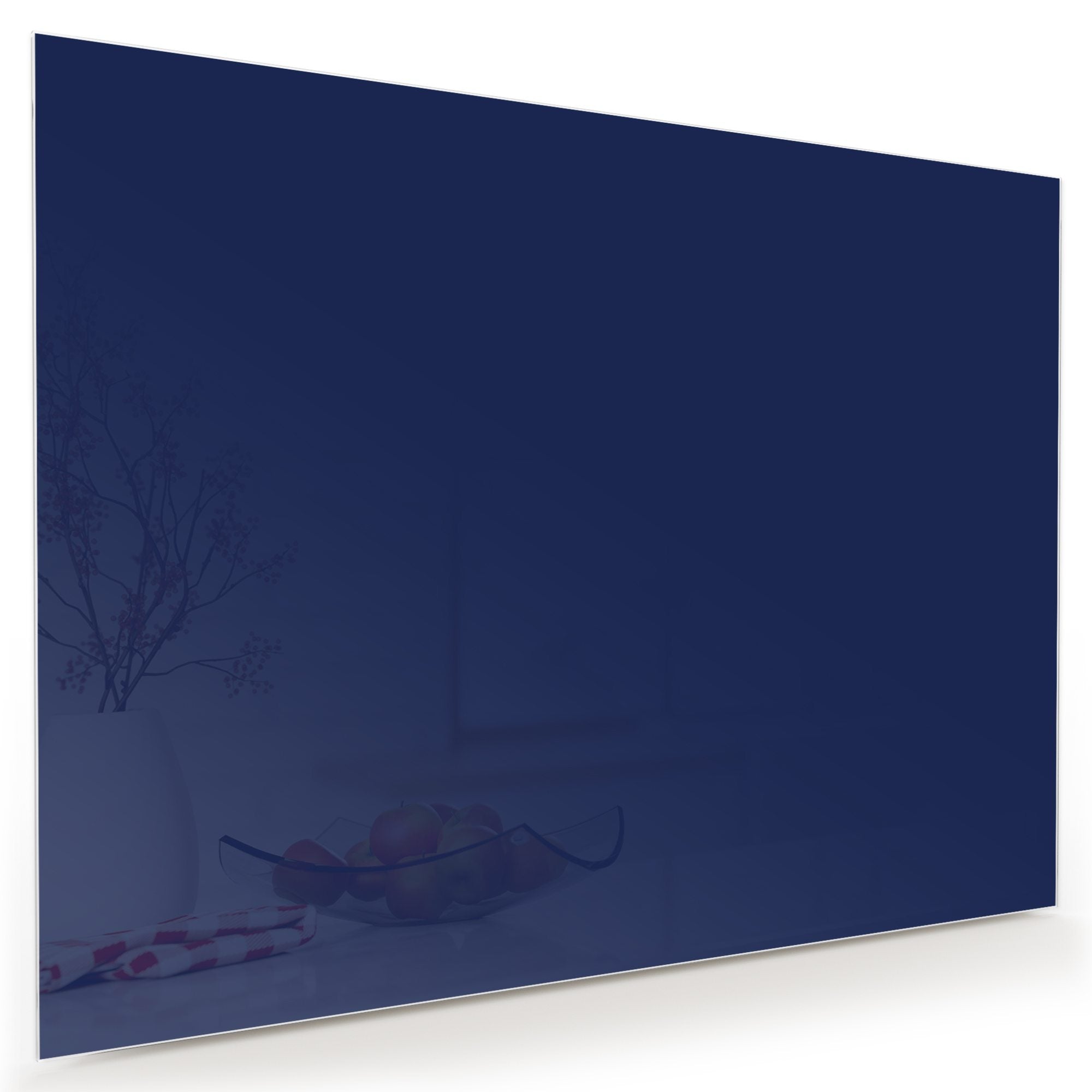 Wandbild - Marineblauer Hintergrund II