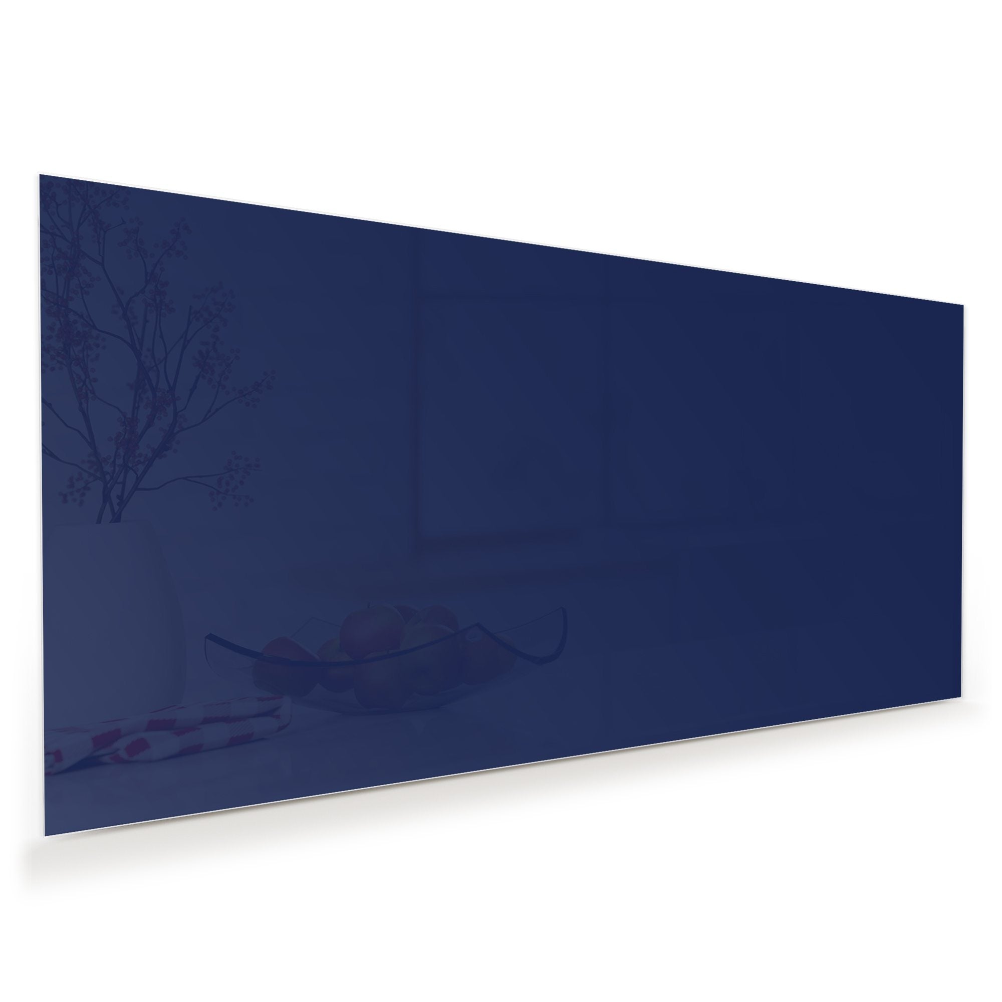 Wandbild - Marineblauer Hintergrund II