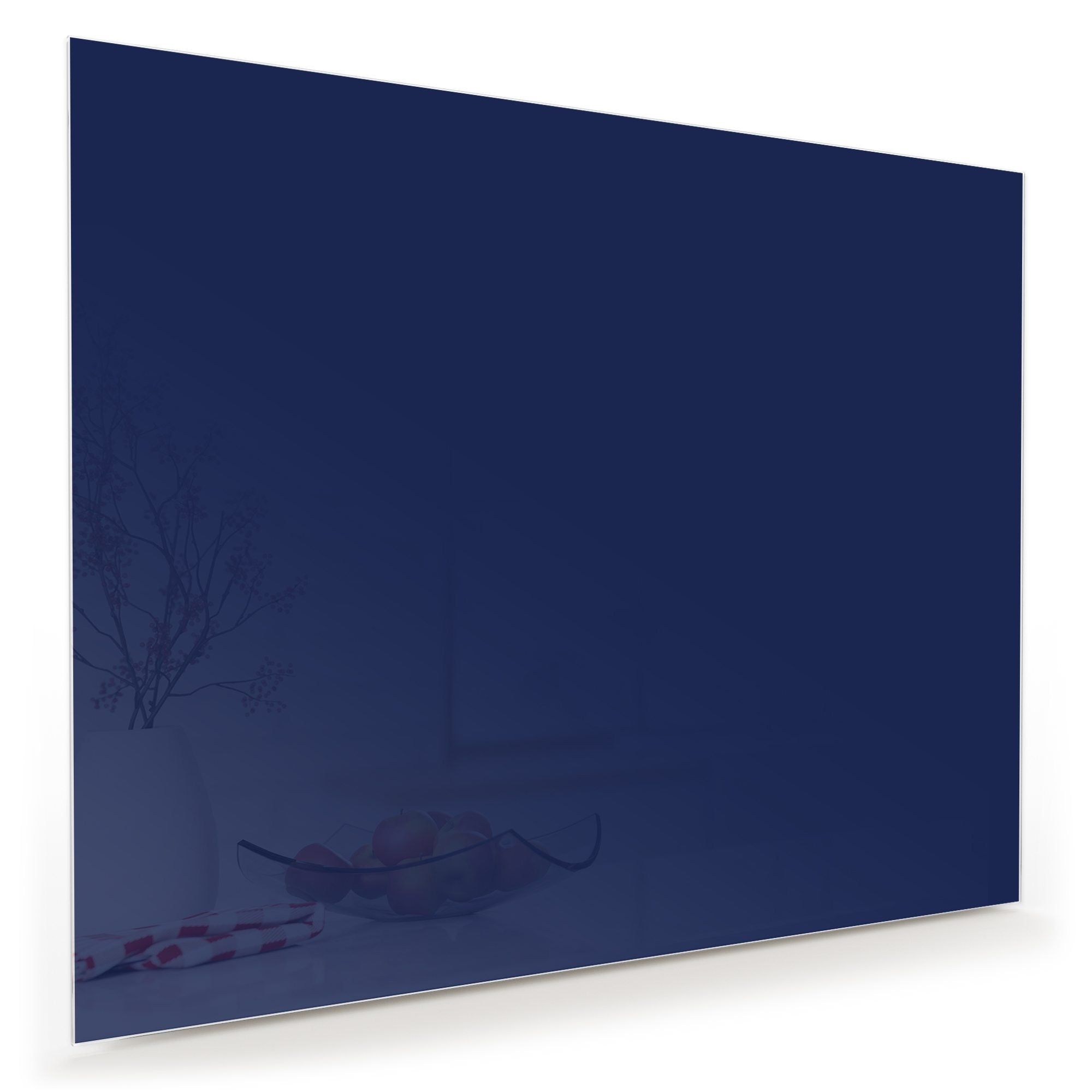 Wandbild - Marineblauer Hintergrund II