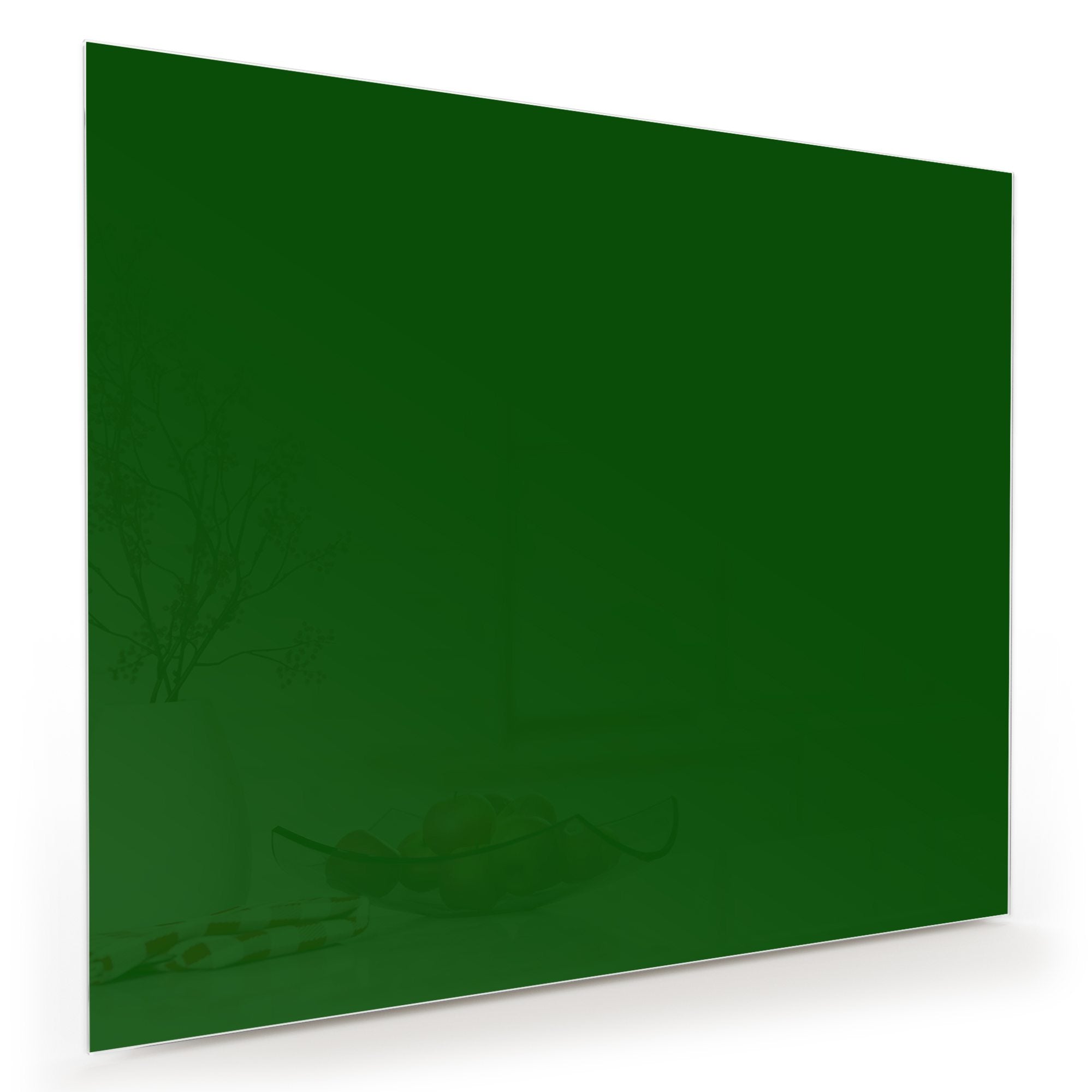 Wandbild - Dunkelgrüner Hintergrund I