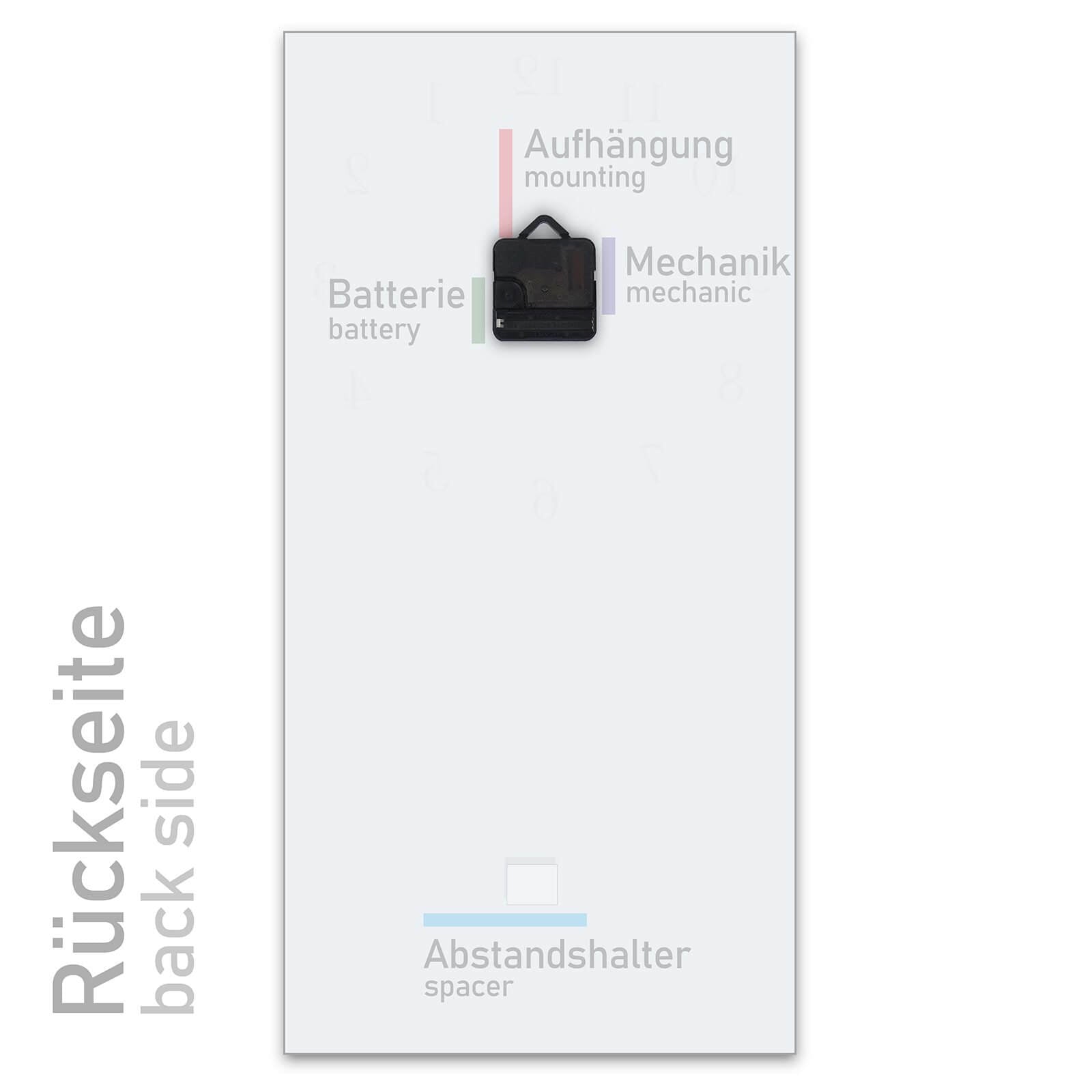 Wanduhr Hochformat - Bild, Registrierkasse