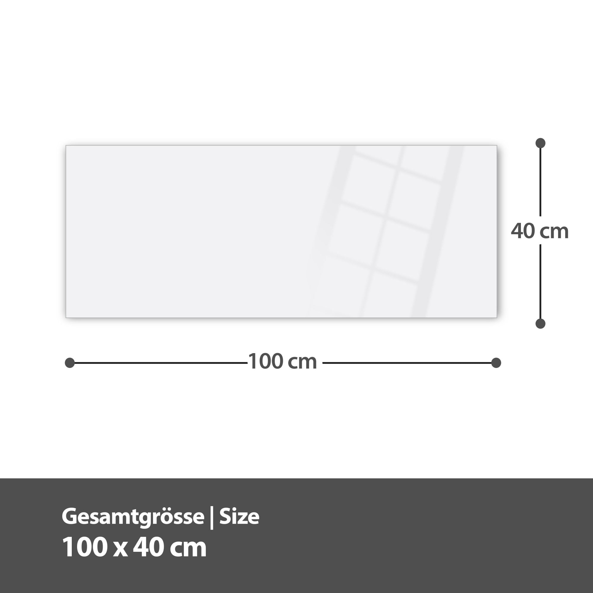 Wandbild - Geometrisches Metallmuster