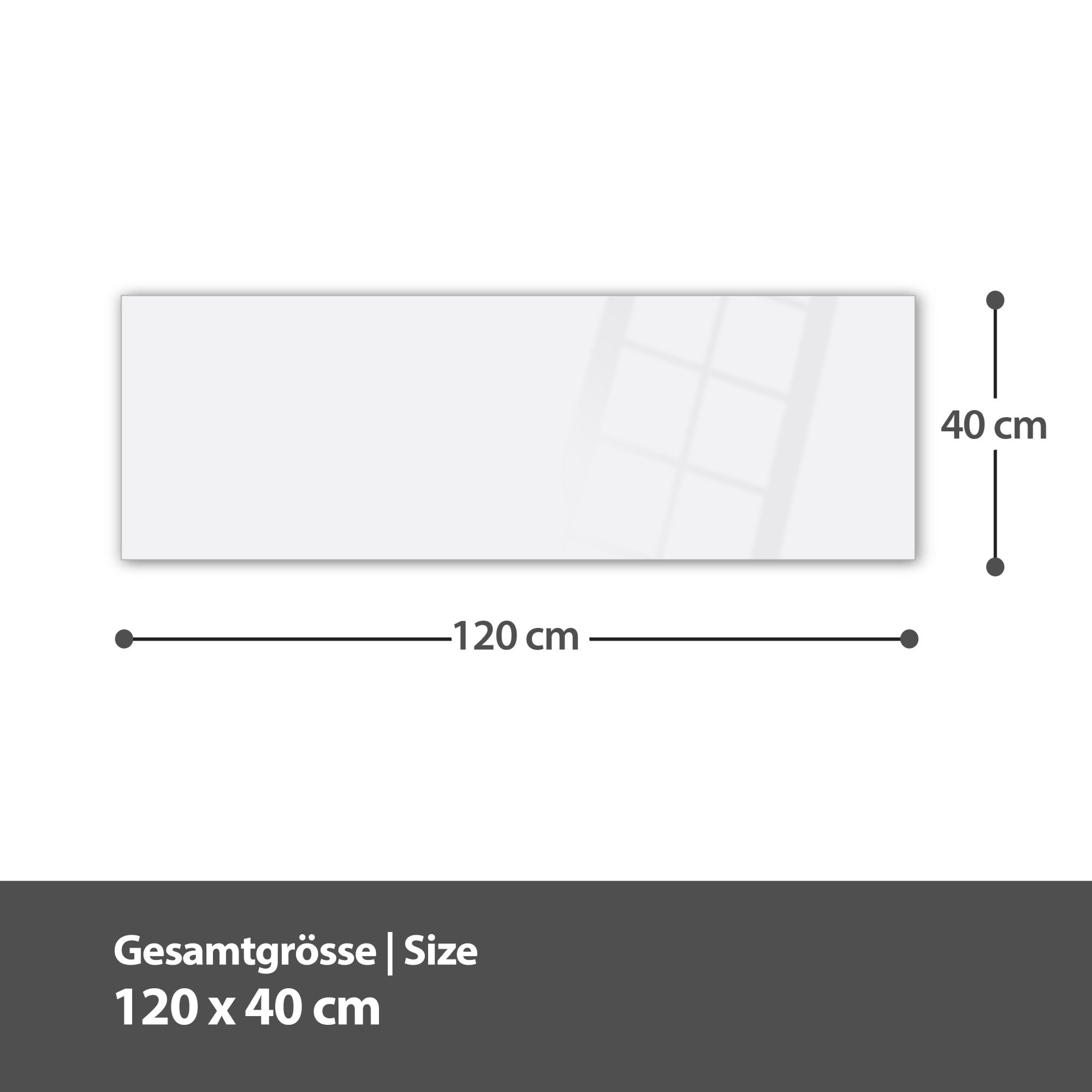 Wandbild - Geometrisches Metallmuster