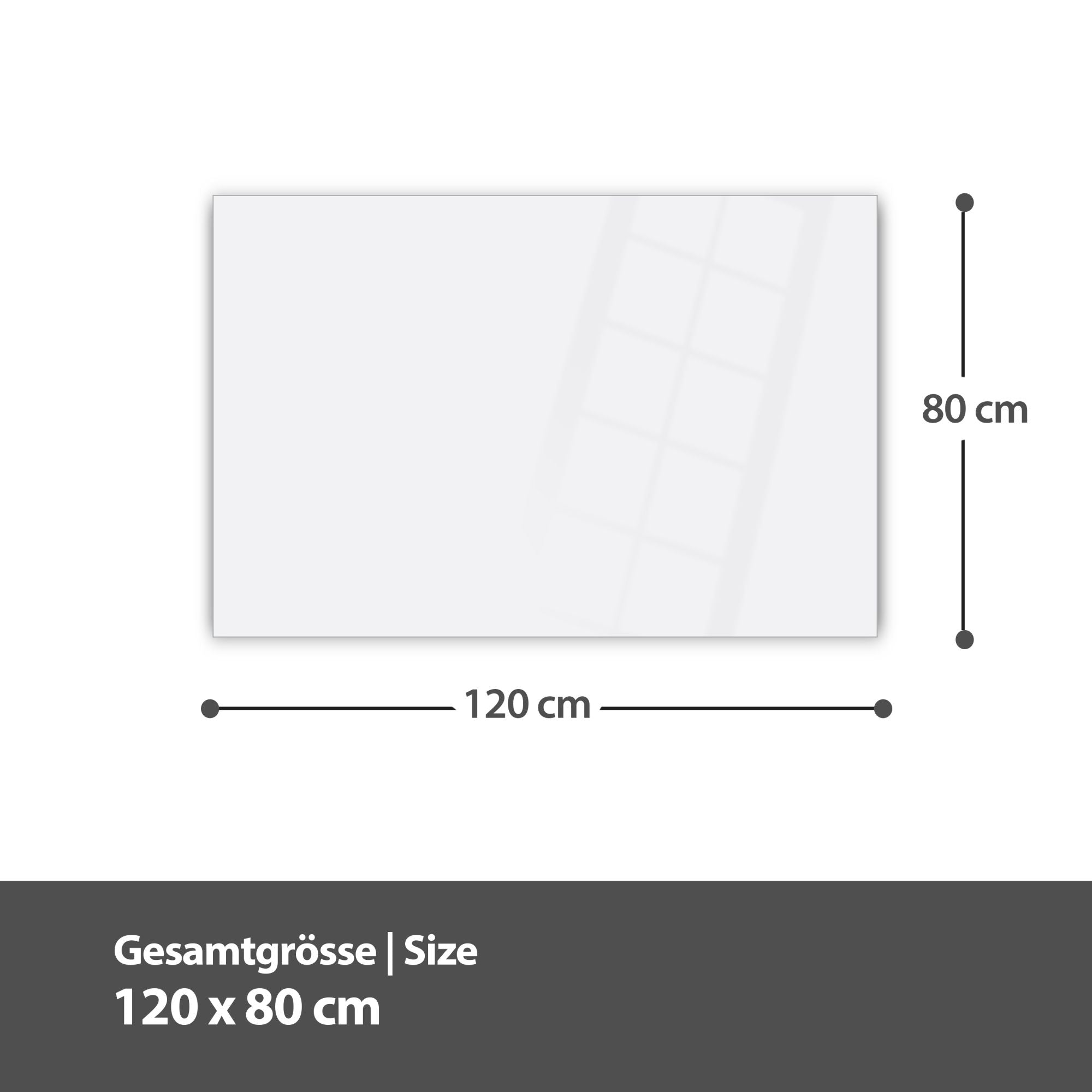 Wandbild - Geometrisches Metallmuster