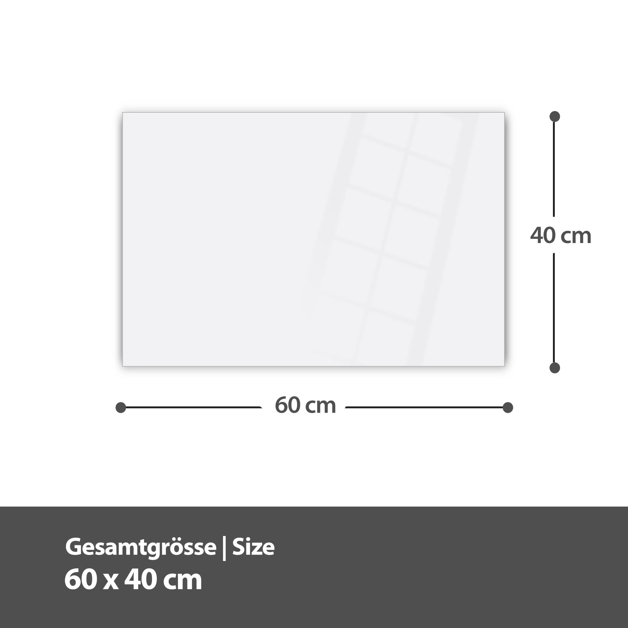 Wandbild - Eis und Minze