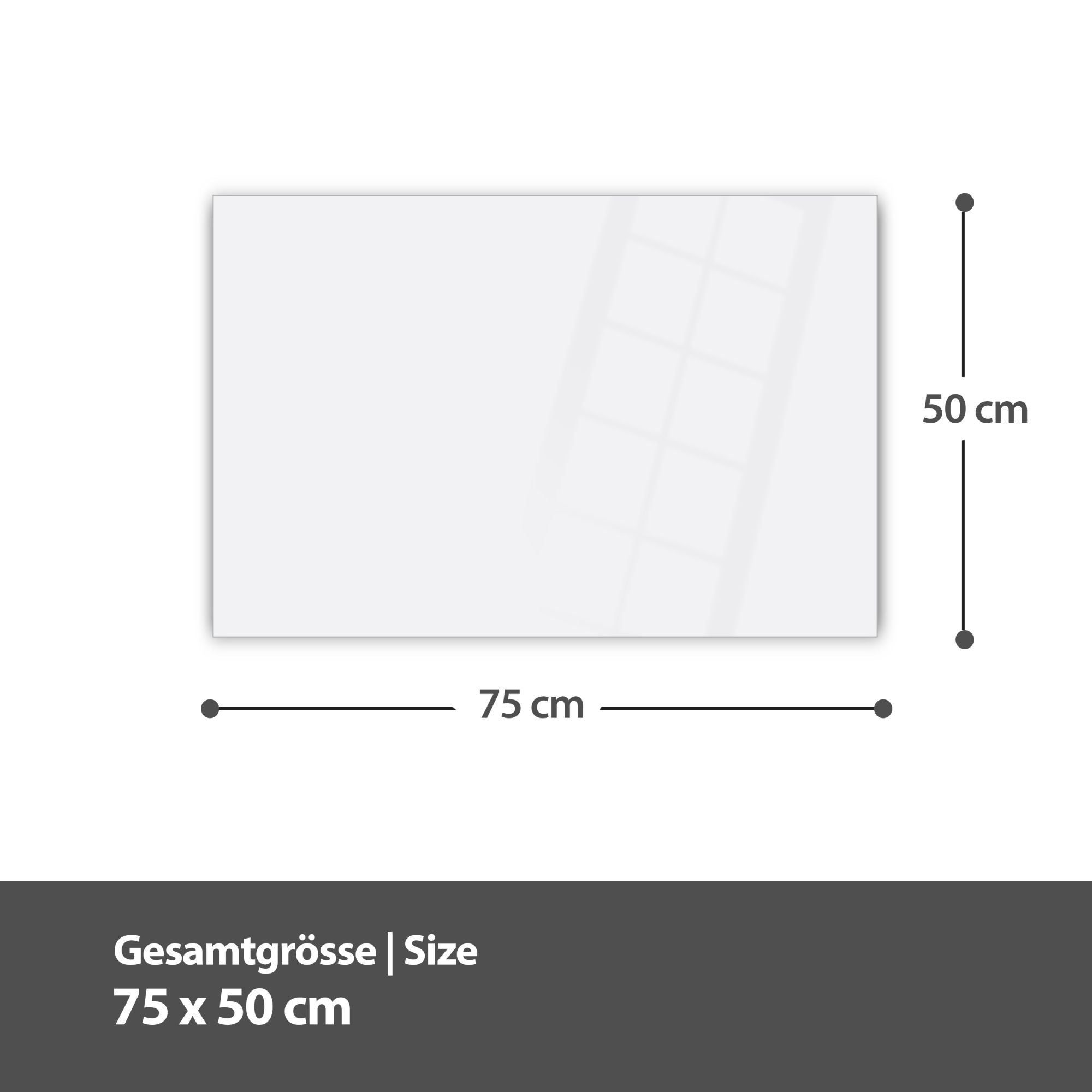 Wandbild - Eis am Stiel mit Streifen